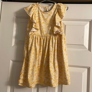 Toddler Girl Btween Yellow Floral Dress. Size 3T